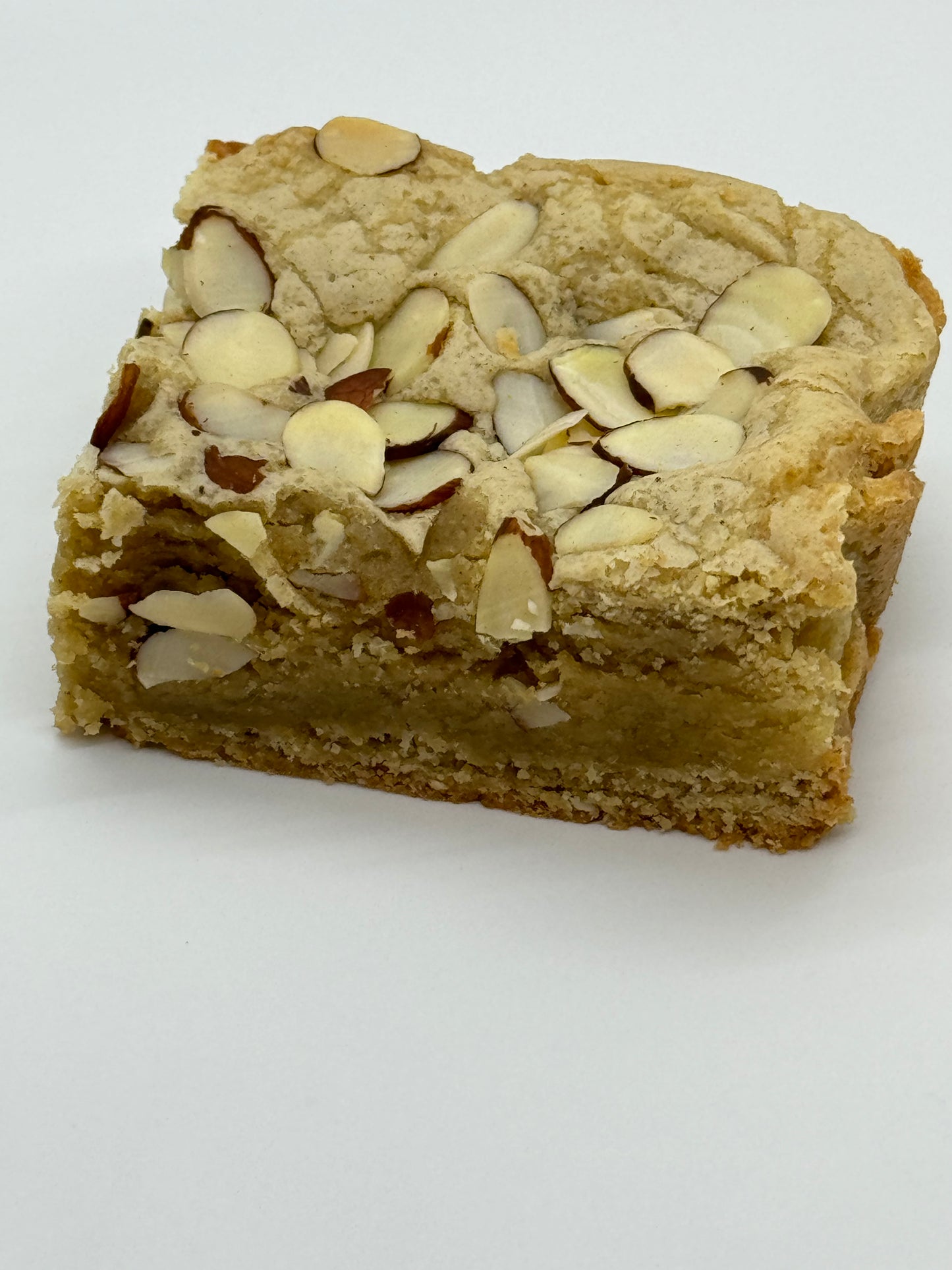 Awesome Almond Bar from One More Bite Organic Desserts. Organic, peanut-free, soy-free, corn-free decadent treats.