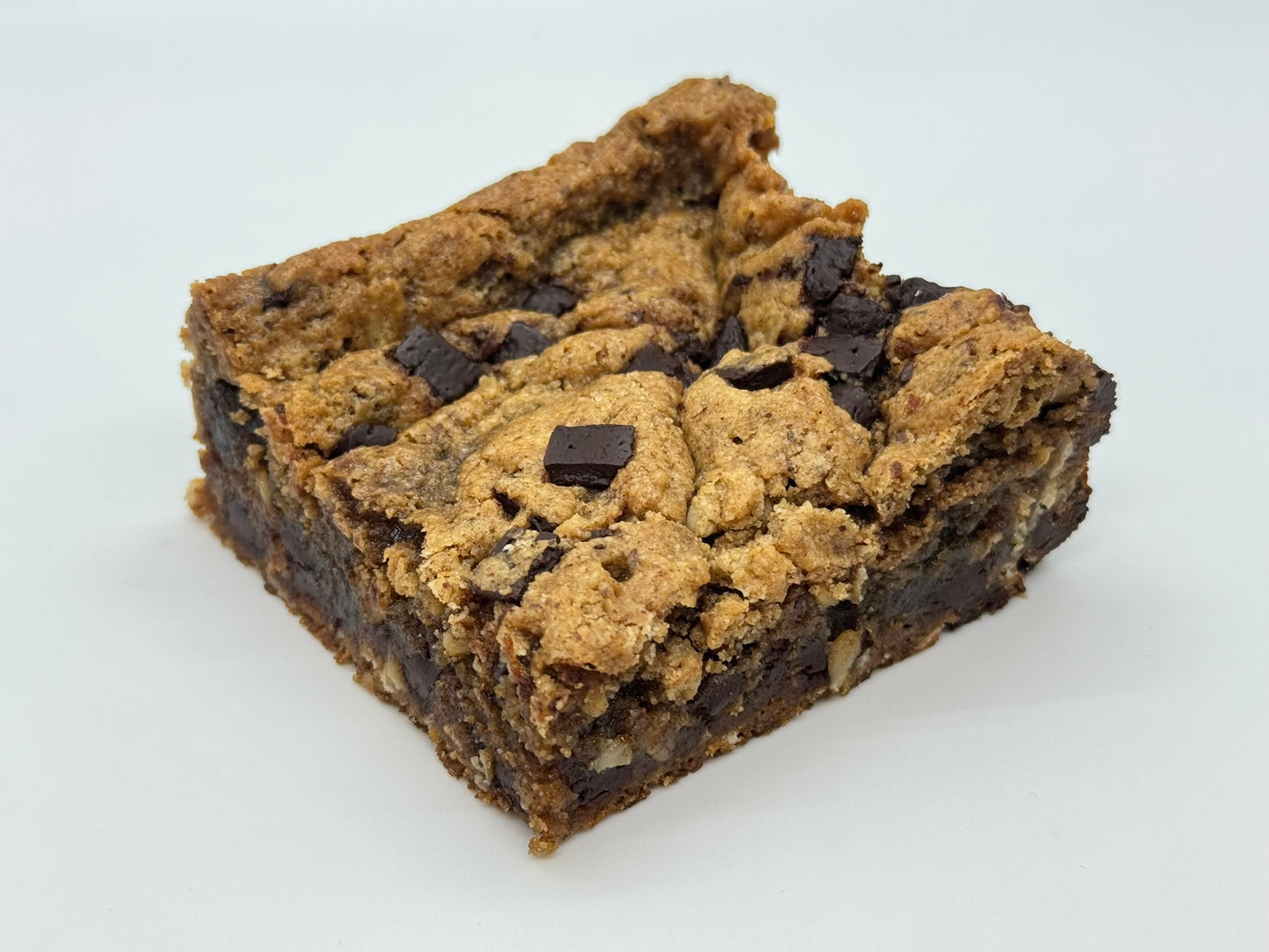 Dark Chocolate Almond Cookie Bar