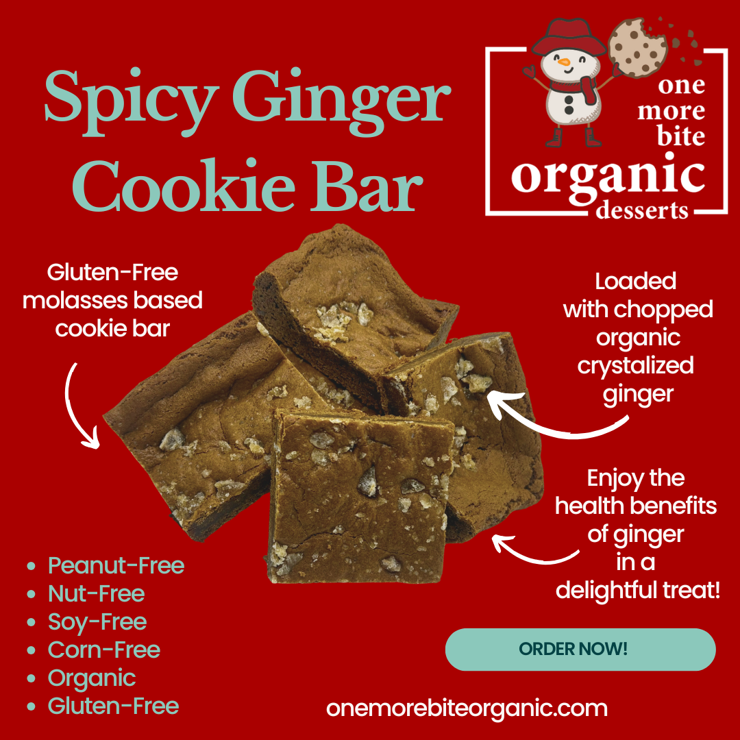Spicy Ginger Cookie Bar (GF)