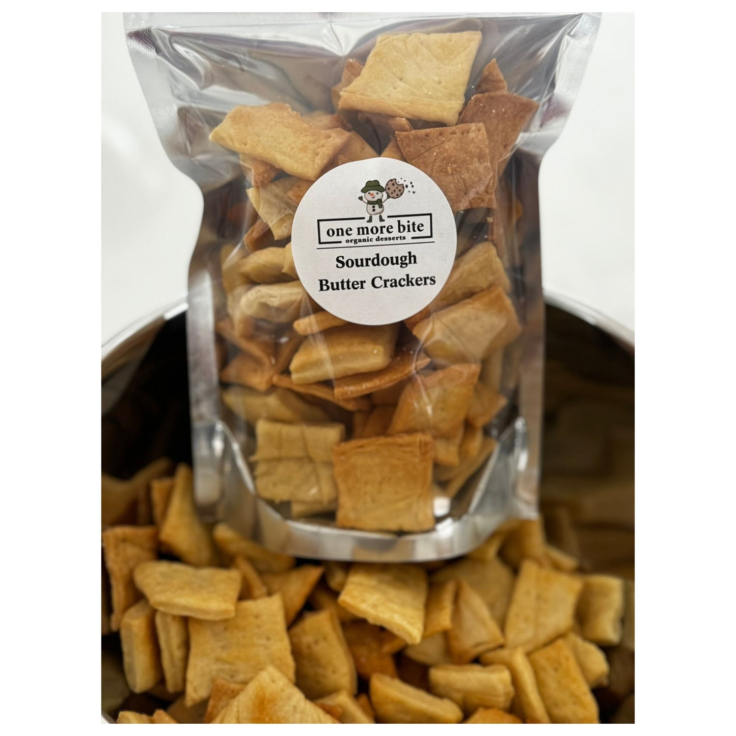 Organic peanut-free sourdough-butter-crackers – soy-free, corn-free dessert handmade in Fort Myers, Florida.