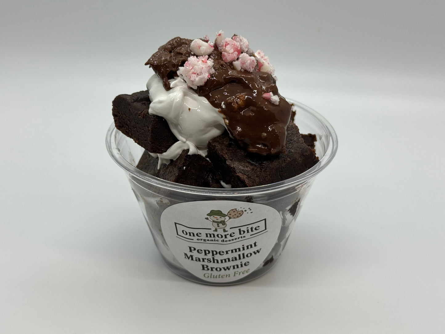Peppermint Marshmallow Brownie Cup (GF)