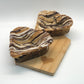 Chocolate Chip Cookie Bar Heart Pair