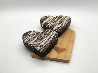Fudgy Brownie Hearts