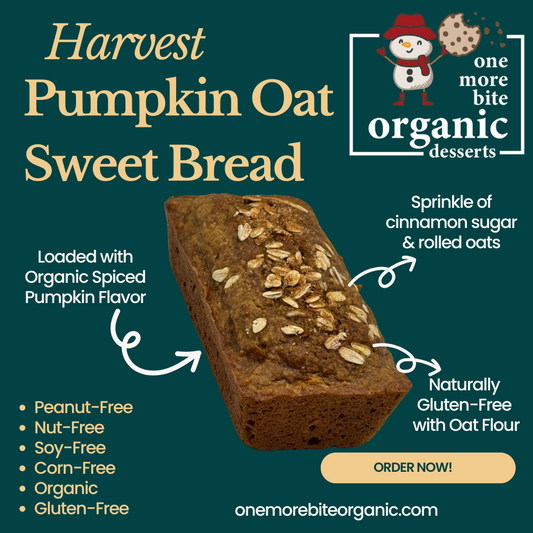 Harvest Pumpkin Oat Sweet Bread (GF)