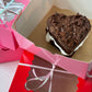 Raspberry Marshmallow Brownie Heart Box