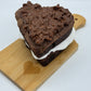 Raspberry Marshmallow Brownie Heart