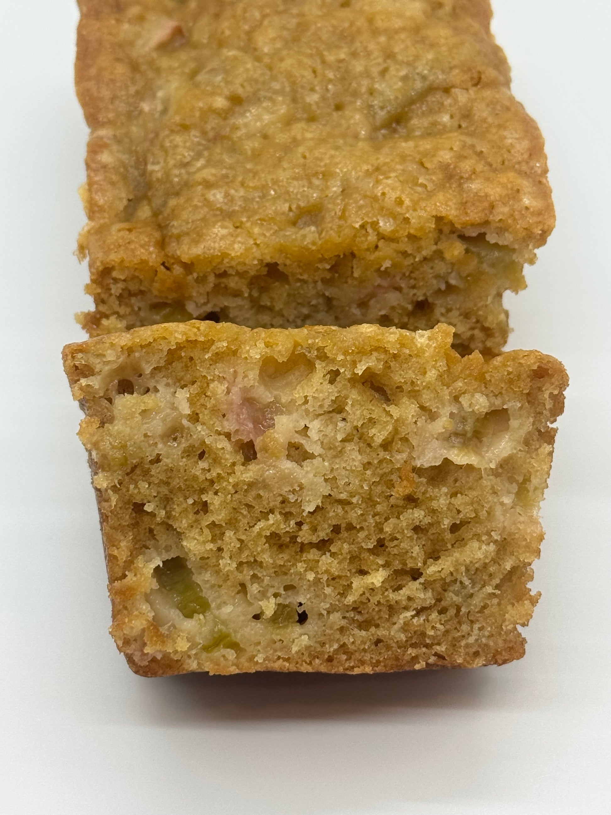 Tart delight organic rhubarb bread
