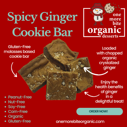 Spicy Ginger Cookie Bar (GF)