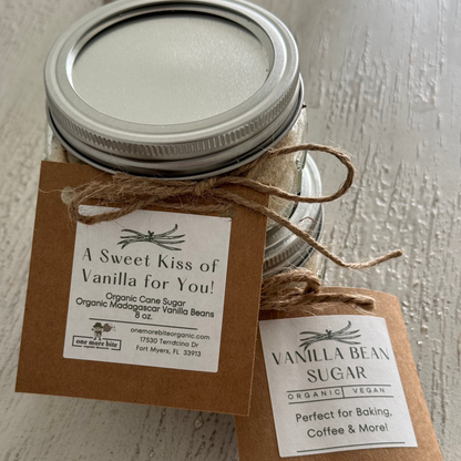 One More Bite Organic Desserts Vanilla Bean Sugar Gift