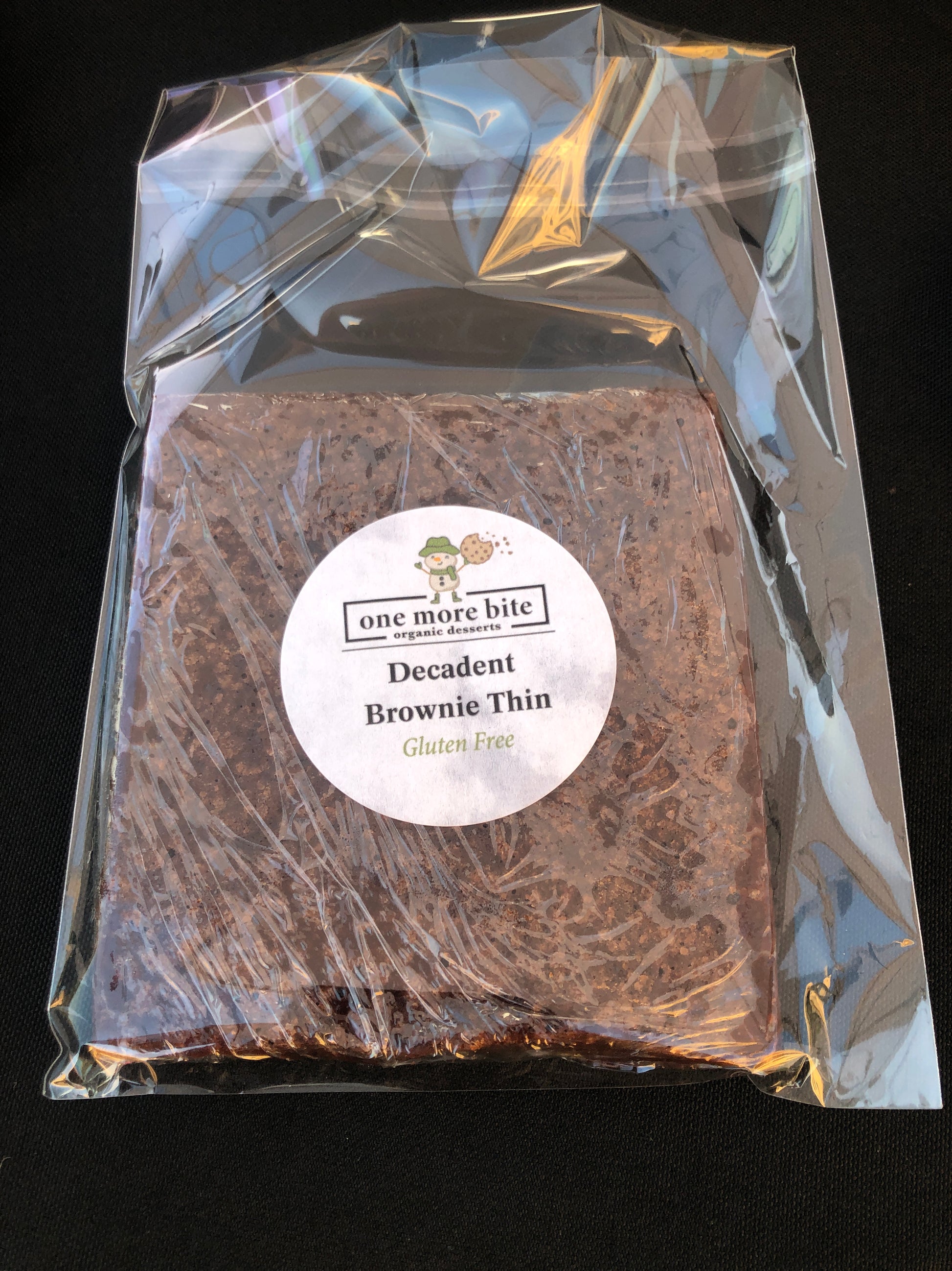 Decadent Brownie Thin packaged