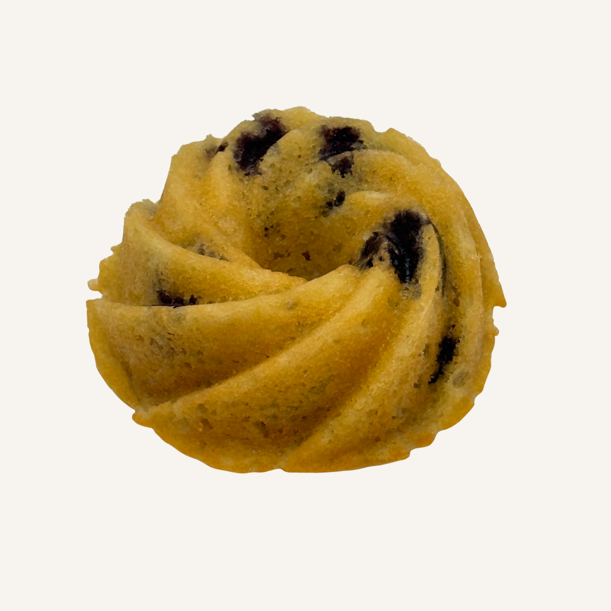 Lemon blueberry mini bundt cakes arranged for events, sold by the dozen