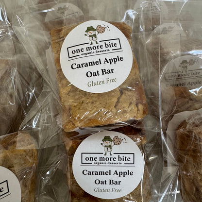 One More Bite Organic Desserts Caramel Apple Oat Bar Gluten-Free