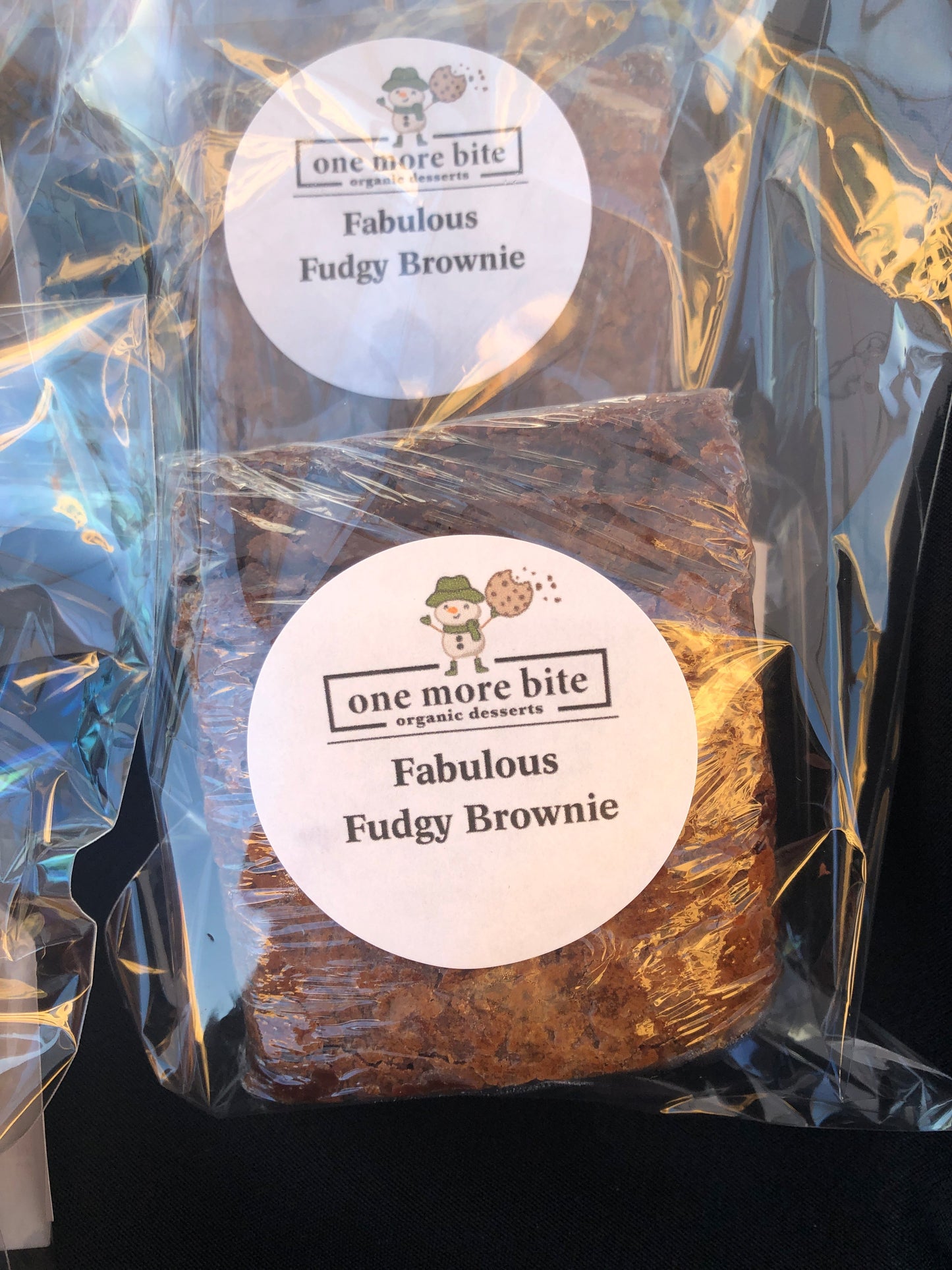 Fabulous Fudgy Brownie packaged