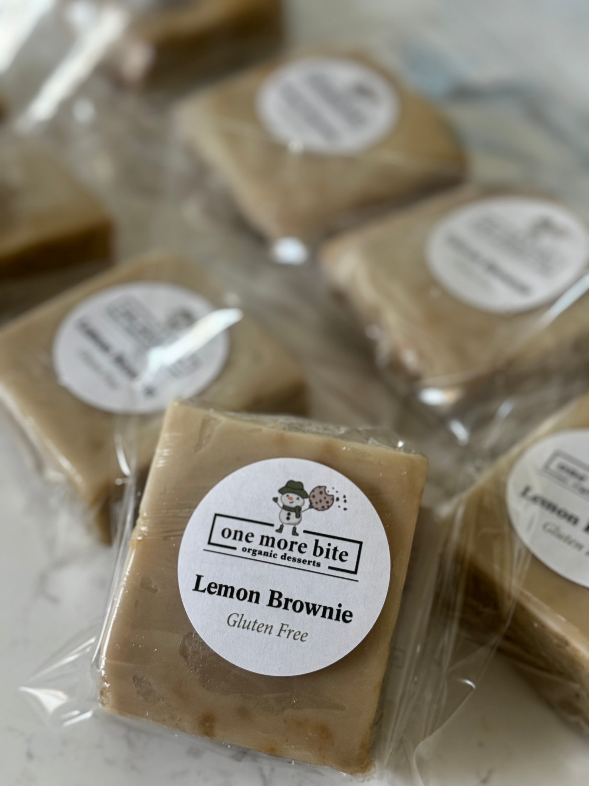 Lemon Brownie Gluten-Free packaged