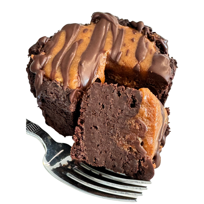 Photo of organic, peanut-free, gluten-free, dairy-free, vegan chocolate almond cake with coconut chocolate ganache – soy-free, corn-free happy birthday celebration dessert handmade in Fort Myers, Florida.